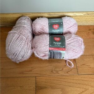Red Heart Hygge Soft Pink Yarn